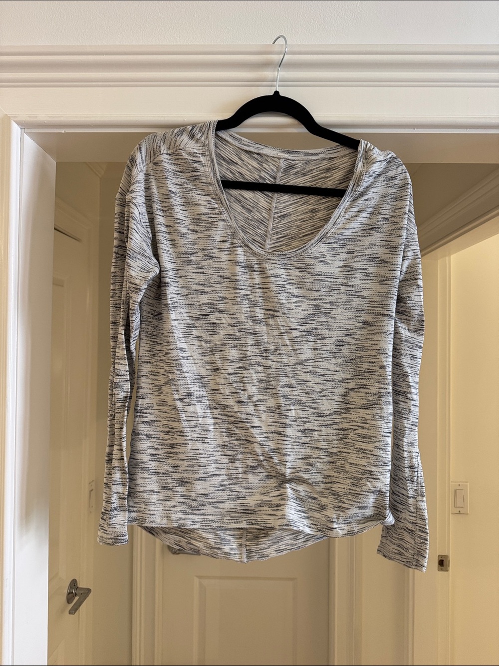 lululemon athletica Gray Space-Dye Long Sleeve Tee